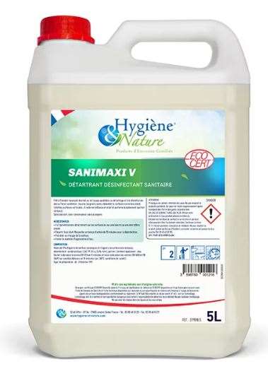Image de Nettoyant détartrant parfumé Ecocert - bidon 5L