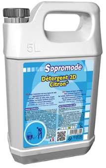 Image de Détergent Désodorisant 2D Citron-bidon 5L