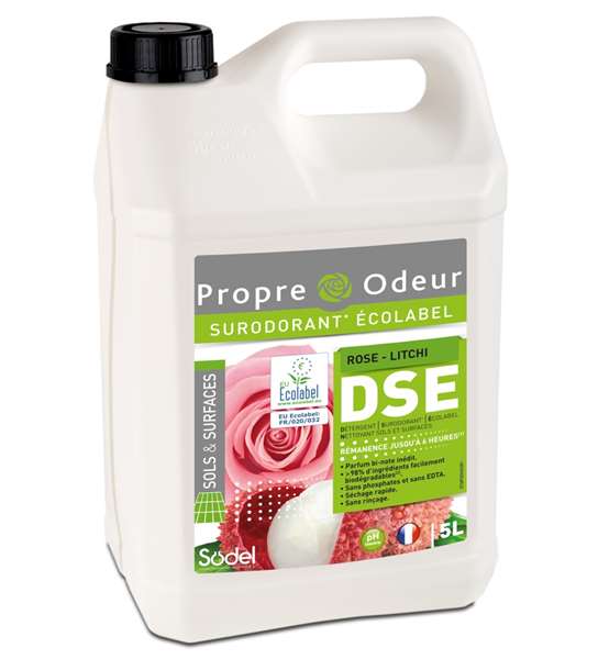 Image de Détergent Surodorant Ecolabel 2D Rose Litchi-bidon 5L