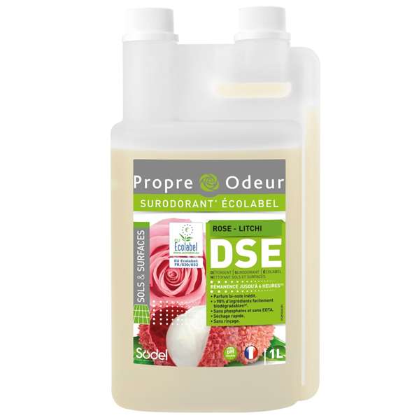 Image de Détergent Surodorant Ecolabel 2D Rose Litchi-1L doseur