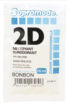 Image de Détergent Désodorisant 2D Bonbon-250 doses 20ml