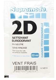 Image de Détergent Désodorisant 2D Fleurs Blanches-250 doses 20ml