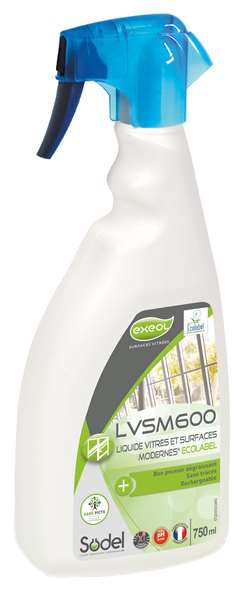 Image de Nettoyant vitres et surfaces LVSM600 Ecolabel-pulvé 750ml