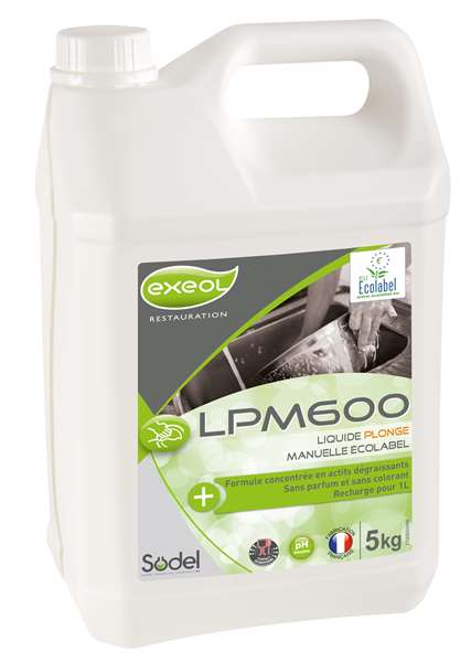 Image de Liquide vaisselle main LPM600 Ecolabel-bidon 5L