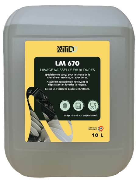Image de Liquide vaisselle machine LM 670-bidon 10L