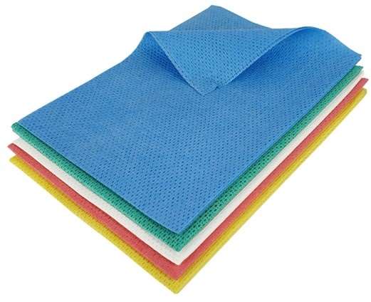 Image de Lavette ajourée verte 50x30cm-sachet 25