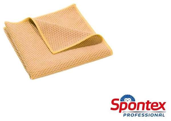 Image de Microfibre SPONTEX MF PRO 40x40cm jaune-sachet 5