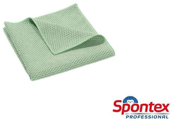 Image de Microfibre SPONTEX MF PRO 40x40cm verte-sachet 5