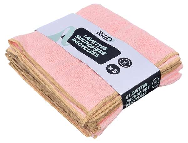 Image de Microfibre poussière 40x40cm rouge-sachet 5