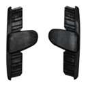 Image de Jeu de 2 embouts clips pour support alu 40 cm Velcro