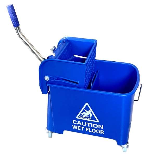 Image de Seau de lavage 20L à roulettes-presse à plat