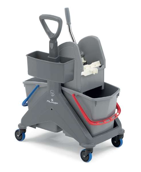 Image de Chariot lavage ONEFRED 2 seaux+Presse machoires+Panier