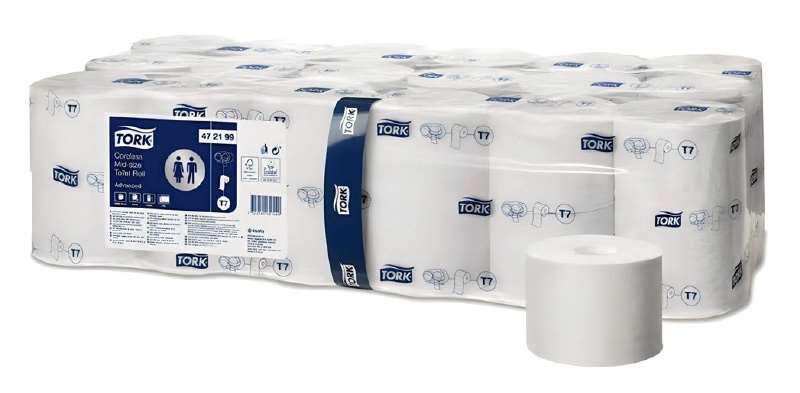 Image de P.H. rouleau 900F Tork Mid-size T7 blanc Ecolabel-colis 24