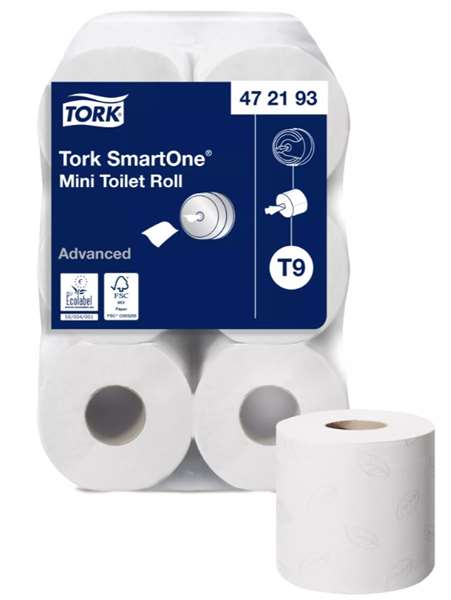 Image de P.H. rouleau 620F Tork SmartOne Mini blanc T9-colis 12