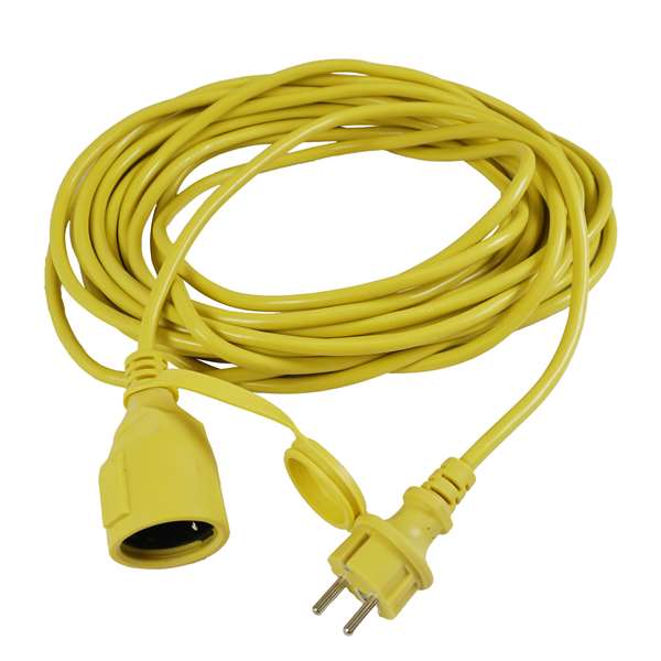 Image de Prolongateur jaune H05VVF 3*1.5 mm² - 12,5m