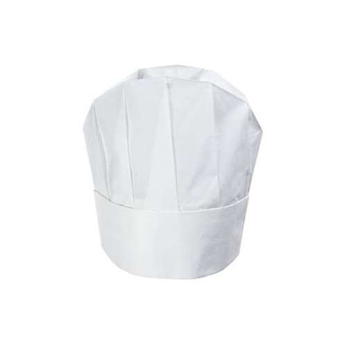 Image de Toque plissée papier réglable Ht 230 mm-sachet 10