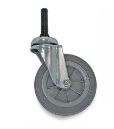 Image de Roue extérieure Ø125mm caoutchouc sans frein