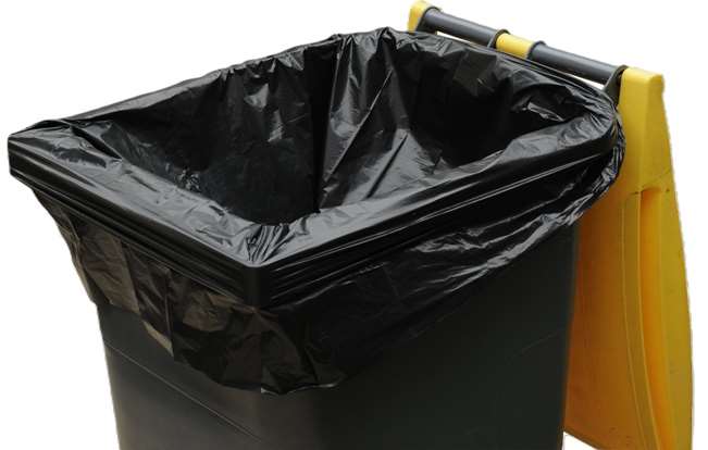 Image de Housse 340L XTRA PEBD noir-carton 100