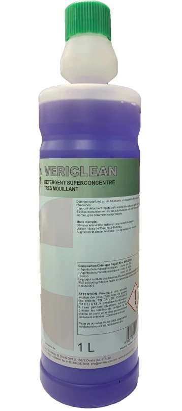 Image de VERICLEAN detergent concentre très mouillant - flacon 1L