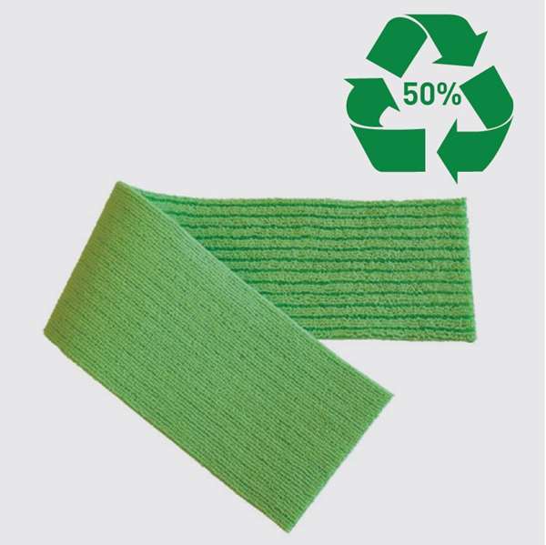 Image de Bandeau K2 microfibre/grattant vert - paquet 10