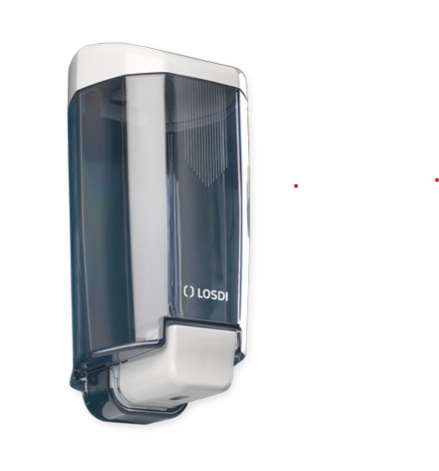Image de Distributeur savon tranparent fumé réservoir 900ml