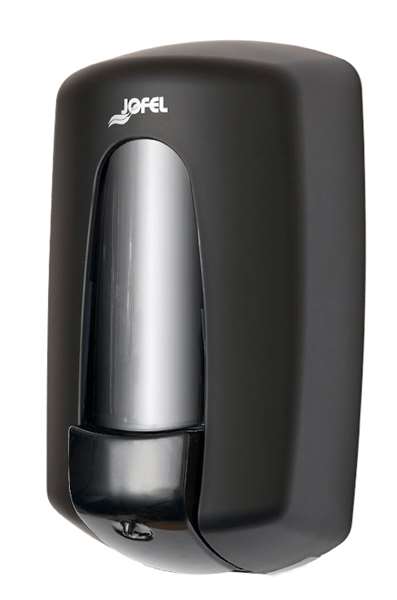 Image de Distributeur savon & gel réservoir 900ml Noir Mat
