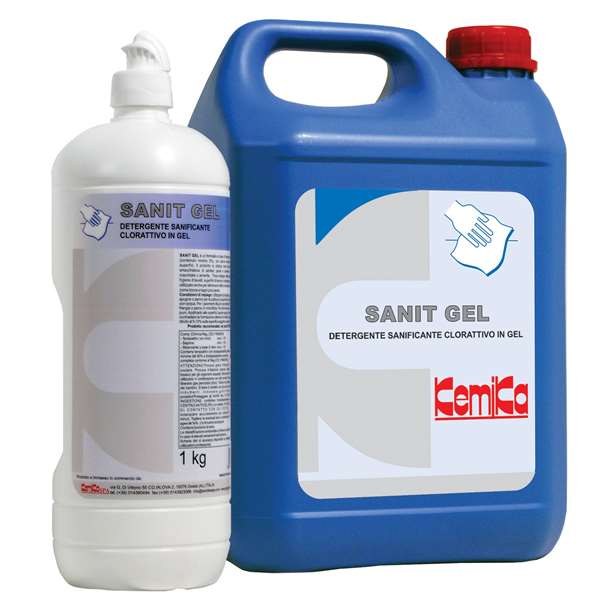 Image de SANIT GEL Detergent désinfectant chloractif - flacon 1L