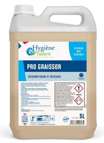 Image de PRO GRAISSOR fours et friteuses - bidon 5L