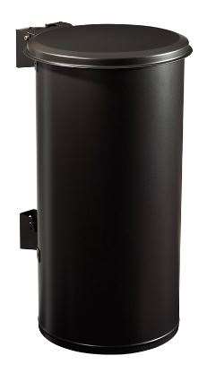 Image de POUBELLE MURALE TUBO - 80L - GRIS MANGANESE