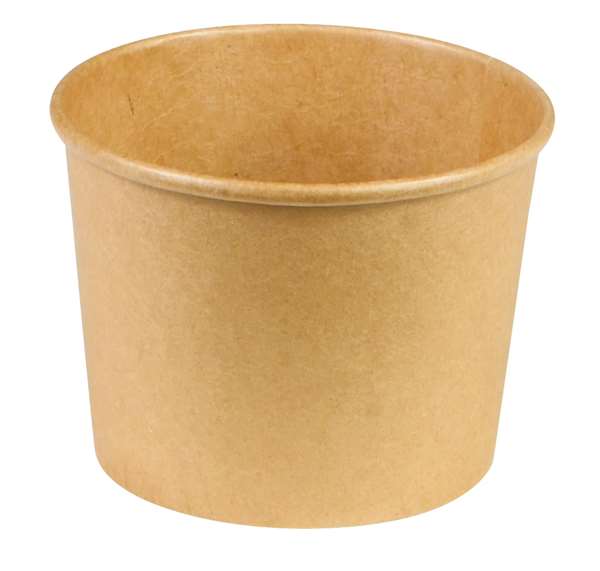 Image de Pot a soupe Kraft Brun 237 ml-colis 500
