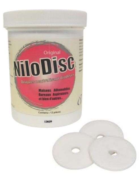 Image de NILODISC ORIGINAL Disques en feutrines désodorisant-boite 12